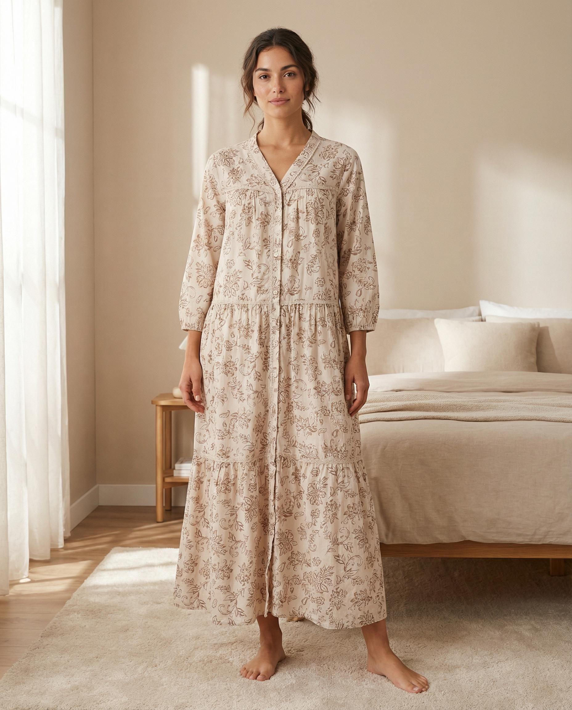 Robe de Maison Fleurie